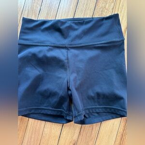 All in Motion Black Bike Shorts High-Waisted Performance